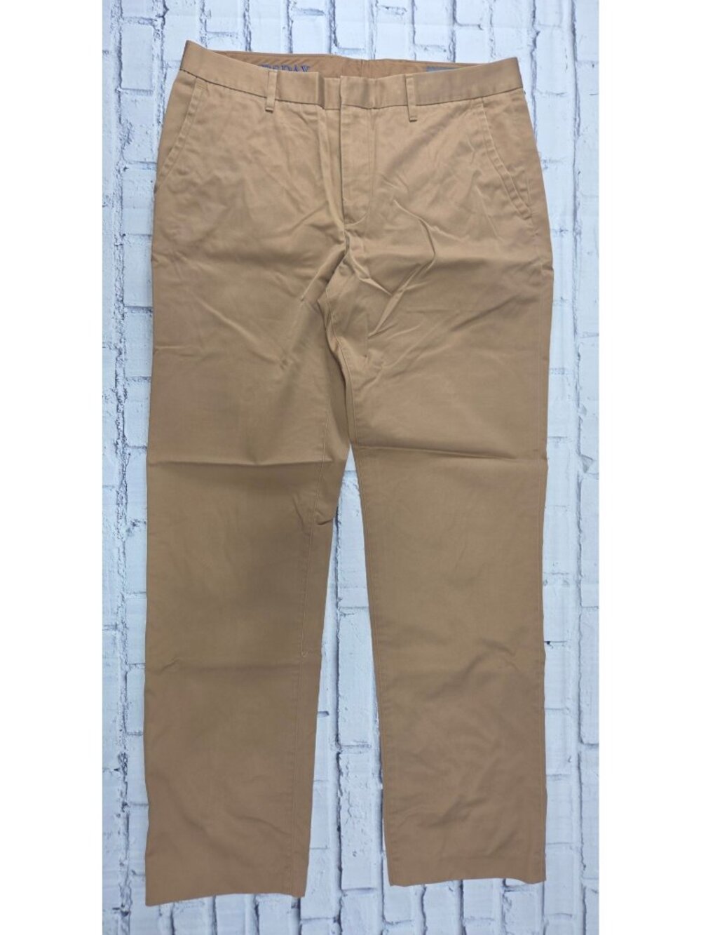 Bonobos Mens Khaki Chino Thursday Pants 33x32 Slim Fit 100% Cotton